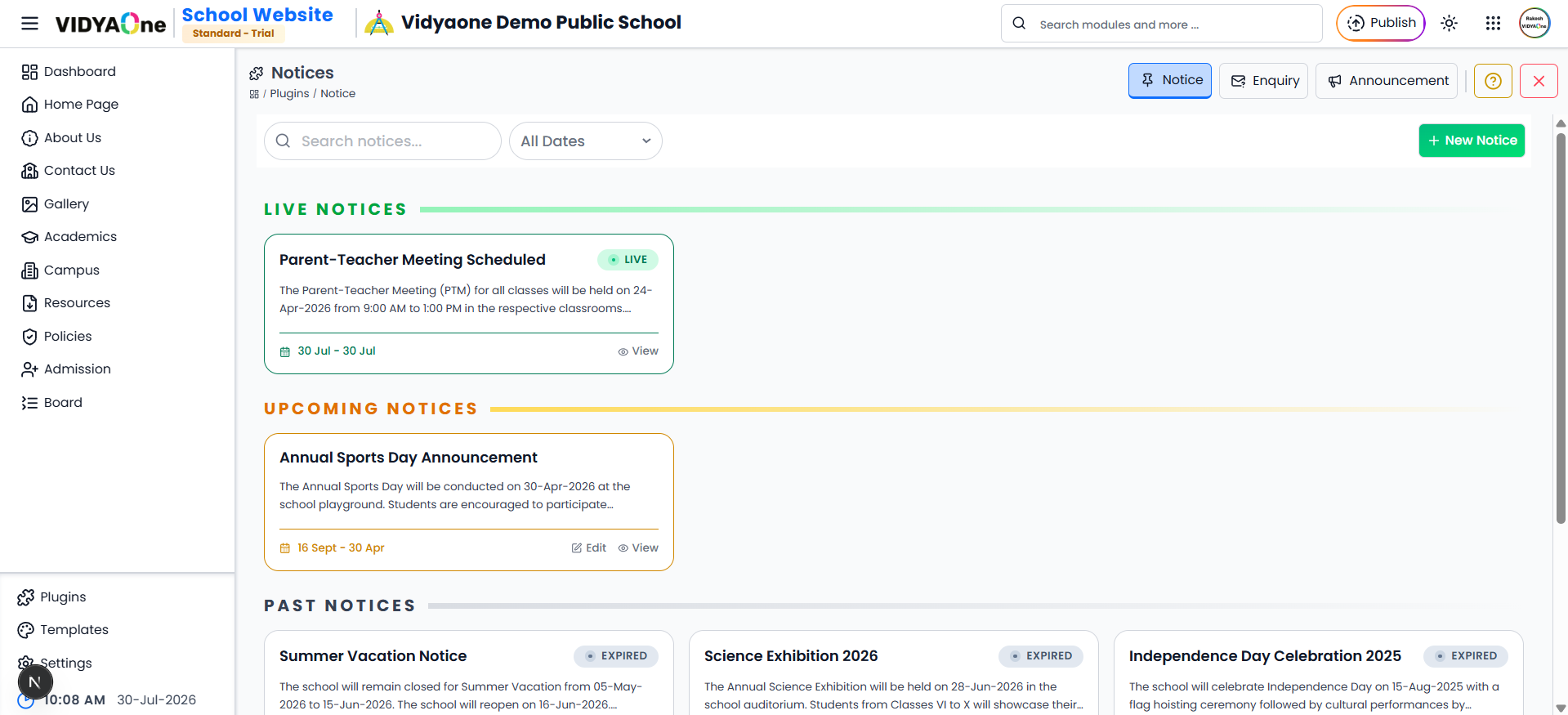 Subscription Plugin
