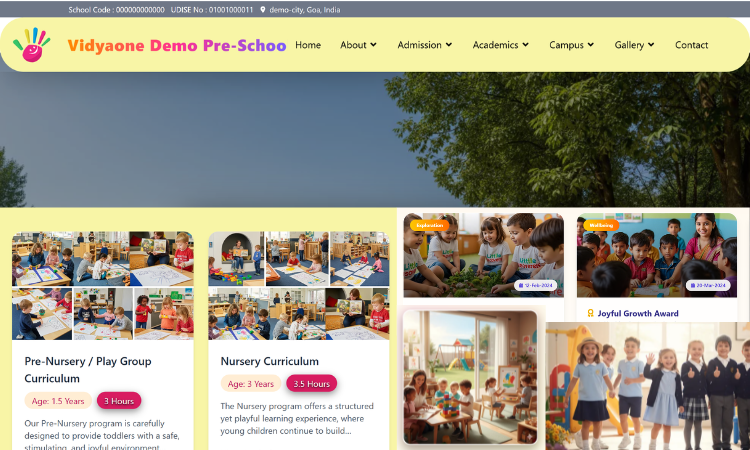School Website Template 4