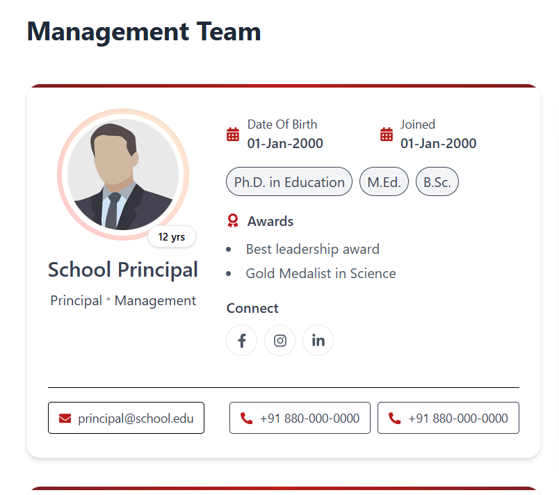 School Management & Leadership
