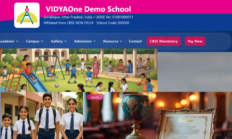 School Website Template 4