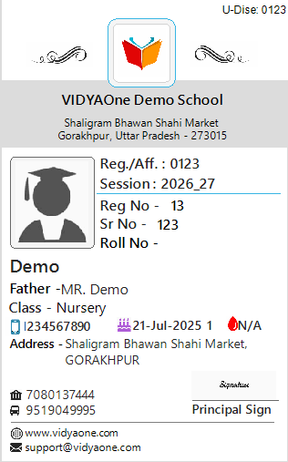 ID Card Format X