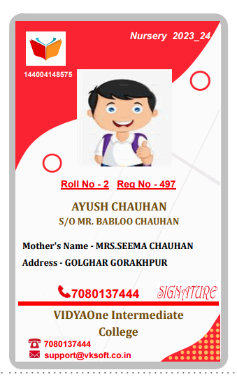 ID Card Format XXI
