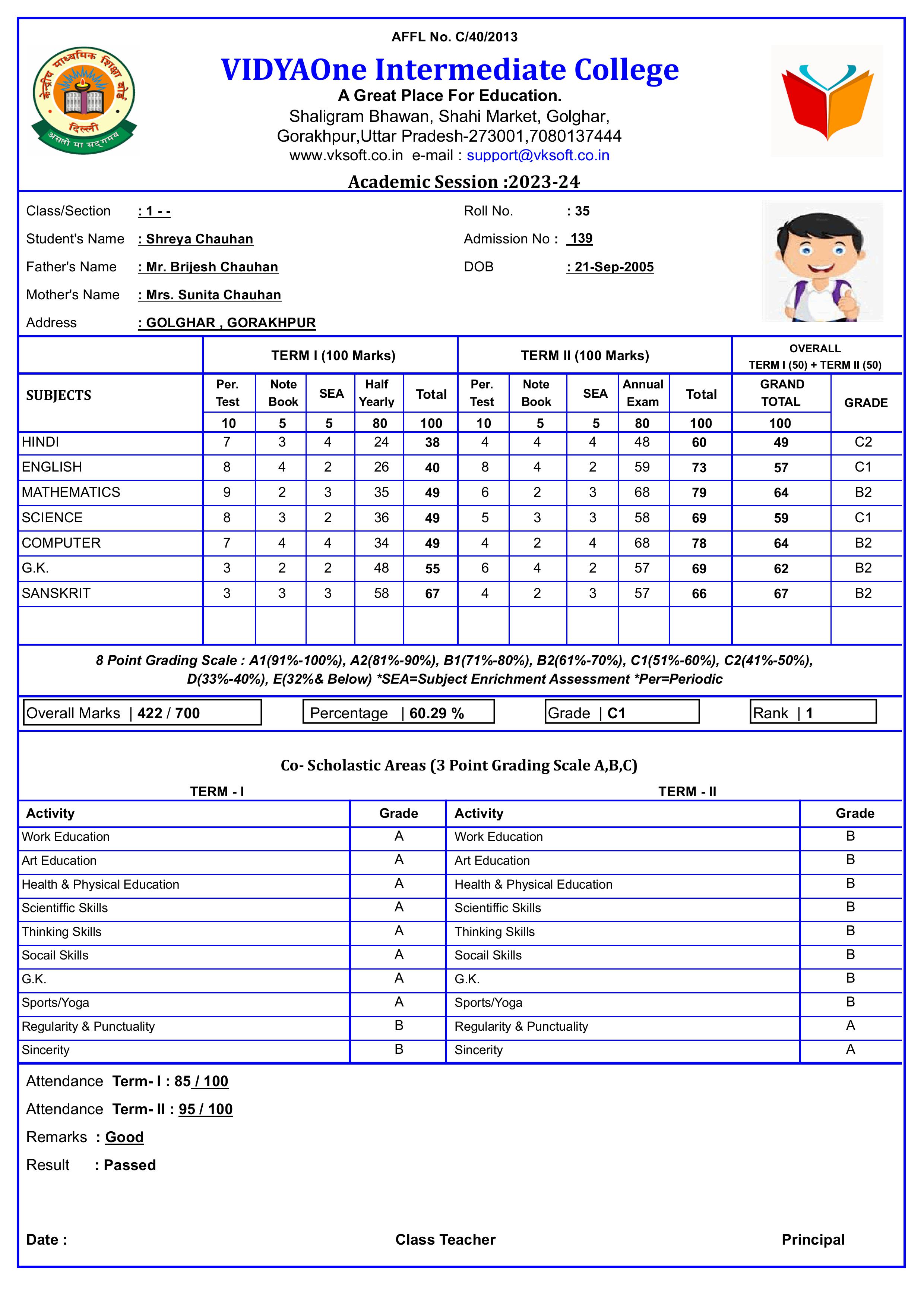 MARKSHEET059