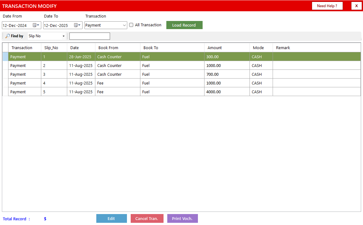 Simple-Accurate-Payment-Handling