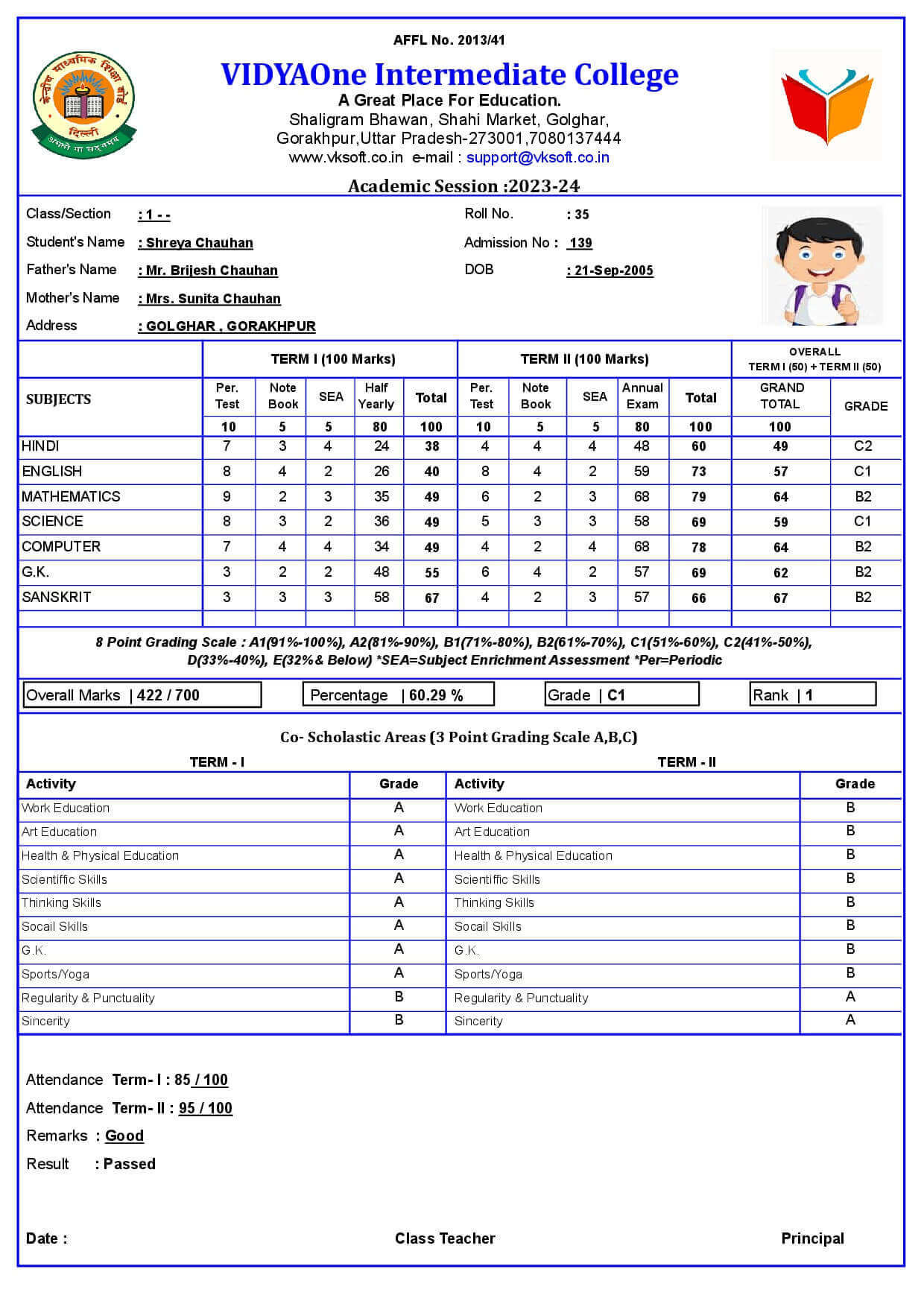 MARKSHEET060